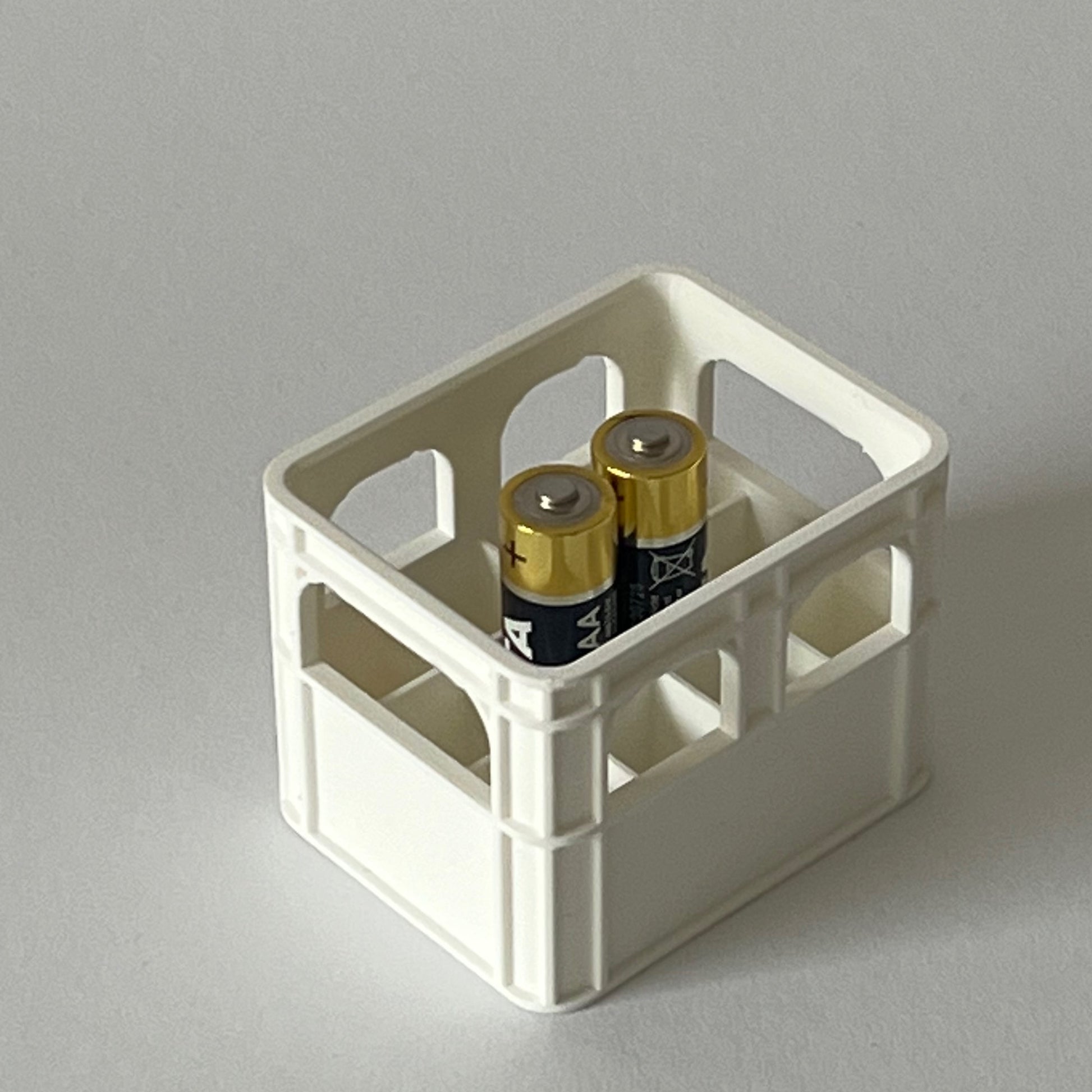 AA-Batterie-Bierkiste in Weiß